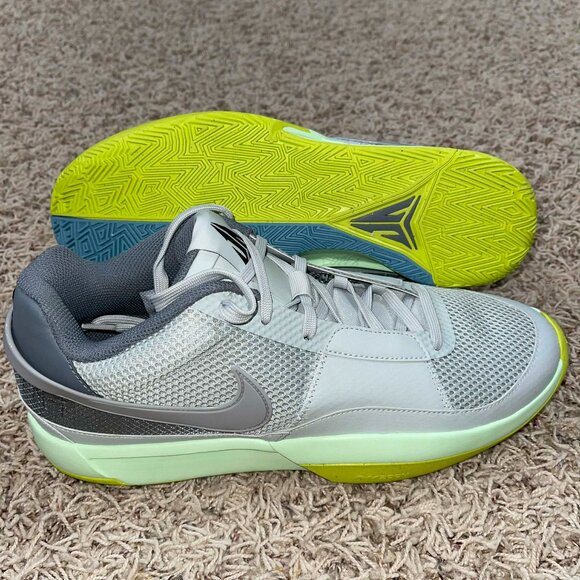 Nike Ja 1 Men’s Basketball Shoes Silver Gray FQ4796-003, Size 12 (New) - Picture 1 of 16